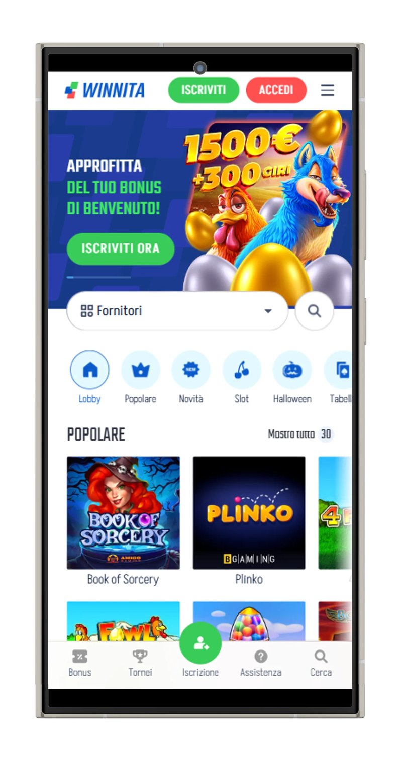 Migliore winnita accedi a Italy Migliore winnita accedi a Italy